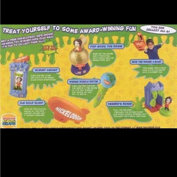 1999 Burger King Kids Meal Nickelodeon Kids' Choice Awards Blimp Toy - Picture 2 of 6